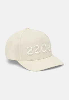 BOSS sapca de baseball din bumbac culoarea negru, cu imprimeu, 50536482 imagine