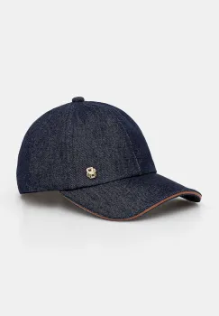 BOSS sapca de baseball din denim culoarea bleumarin, 50544421 imagine