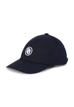 BOSS sapca de baseball pentru copii culoarea albastru marin, neted, J52260 imagine