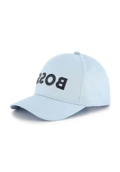 BOSS sapca din bumbac pentru copii cu imprimeu, J51681 imagine