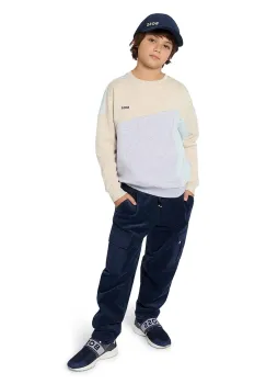 BOSS sapca din bumbac pentru copii culoarea bleumarin, J52717 imagine