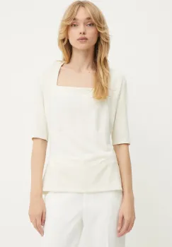 BOSS tricou culoarea bej, 50541894 imagine