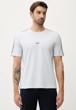 BOSS tricou culoarea verde, cu imprimeu, 50545930 imagine