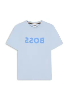 BOSS tricou de bumbac pentru copii cu imprimeu, J52030 imagine