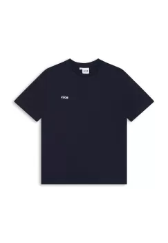 BOSS tricou de bumbac pentru copii culoarea albastru marin, neted imagine