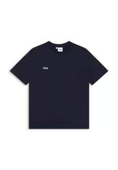 BOSS tricou de bumbac pentru copii culoarea albastru marin, neted imagine