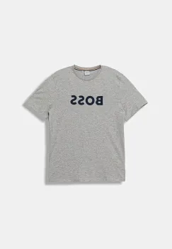 BOSS tricou de bumbac pentru copii culoarea gri, cu imprimeu, J52711 imagine