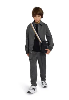 BOSS tricou de bumbac pentru copii culoarea negru, J52368 imagine