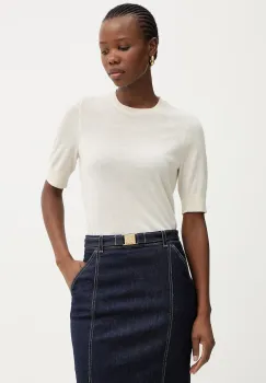 BOSS tricou de lana Farbella imagine