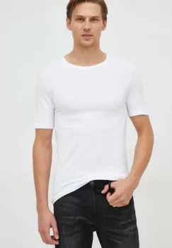 BOSS tricou din bumbac 3-pack culoarea negru, melanj imagine