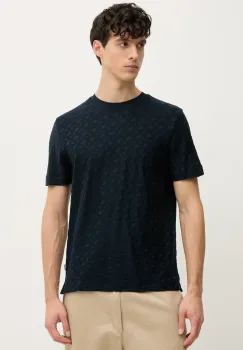 BOSS tricou din bumbac barbati, culoarea albastru marin, modelator, 50537131 imagine