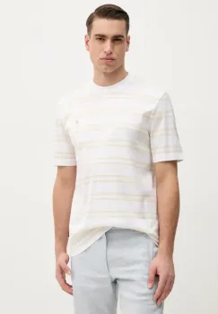 BOSS tricou din bumbac barbati, culoarea bej, neted, 50520298 imagine