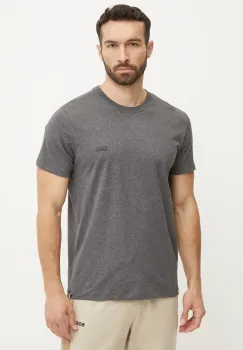BOSS tricou din bumbac barbati, culoarea gri, uni, 50531401 imagine