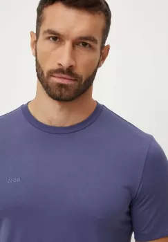 BOSS tricou din bumbac barbati, culoarea negru, uni, 50468347 imagine