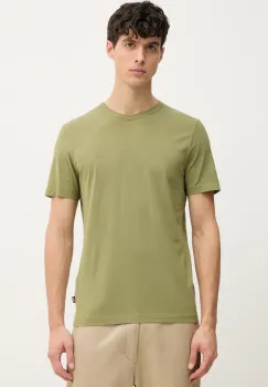 BOSS tricou din bumbac barbati, culoarea verde, neted, 50539831 imagine