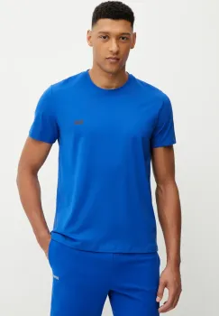 BOSS tricou din bumbac barbati, culoarea violet, uni, 50531401 imagine