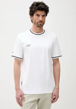 BOSS tricou din bumbac culoarea alb, uni, 50543341 imagine