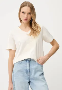 BOSS tricou din bumbac culoarea bej, 50545673 imagine