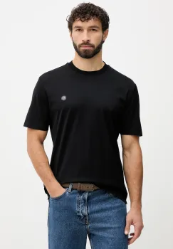 BOSS tricou din bumbac culoarea negru, uni, 50520298 imagine