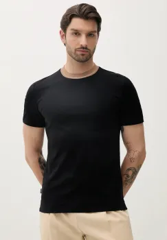 BOSS tricou din bumbac culoarea negru, uni, 50531793 imagine