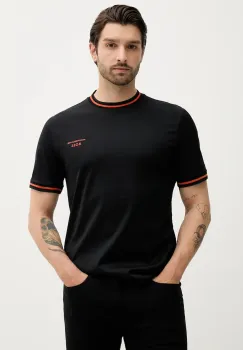 BOSS tricou din bumbac culoarea negru, uni, 50543341 imagine