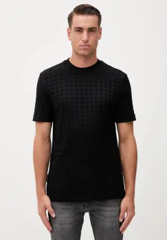 BOSS tricou din bumbac culoarea negru, uni, 50545585 imagine