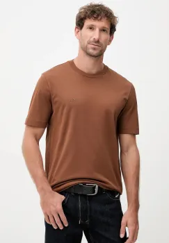 BOSS tricou din bumbac culoarea verde, uni, 50468347 imagine