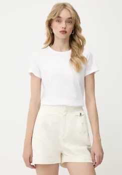 BOSS tricou din bumbac femei, culoarea alb, 50537598 imagine
