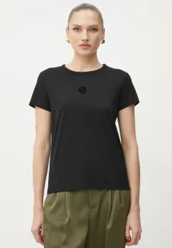 BOSS tricou din bumbac femei, culoarea negru, 50534800 imagine