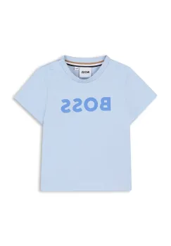 BOSS tricou din bumbac pentru bebelusi cu imprimeu, J52105 imagine