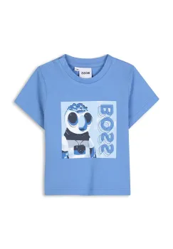 BOSS tricou din bumbac pentru bebelusi cu imprimeu, J52110 imagine