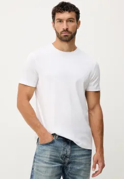 BOSS tricou din bumbac x David Beckham culoarea alb, uni, 50549230 imagine