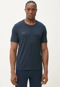 BOSS tricou lounge culoarea albastru marin, melanj, 50515312 imagine