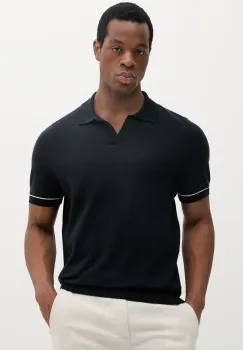 BOSS tricou polo barbati, culoarea bleumarin, uni, 50537654 imagine