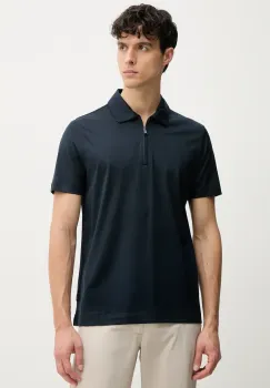 BOSS tricou polo barbati, culoarea bleumarin, uni, 50537954 imagine