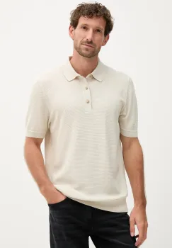 BOSS tricou polo culoarea bej, uni, 50543148 imagine