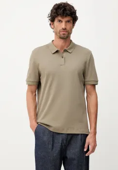 BOSS tricou polo culoarea maro, uni, 50549593 imagine