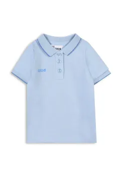 BOSS tricouri polo din bumbac pentru bebelusi neted, J52094 imagine