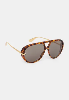 Bottega Veneta Ochelari de soare aviator imagine