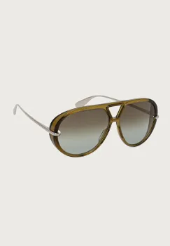 Bottega Veneta  ochelari de soare aviator pentru barbati imagine