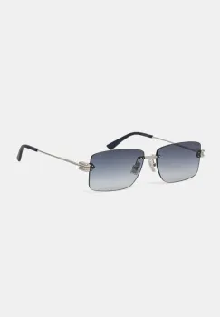 Bottega Veneta ochelari de soare barbati, culoarea argintiu, BV1126S imagine