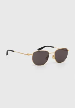 Bottega Veneta ochelari de soare culoarea auriu, BV1301S imagine