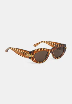 Bottega Veneta ochelari de soare culoarea maro, BV1322S imagine