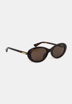 Bottega Veneta ochelari de soare culoarea maro, BV1415SK imagine