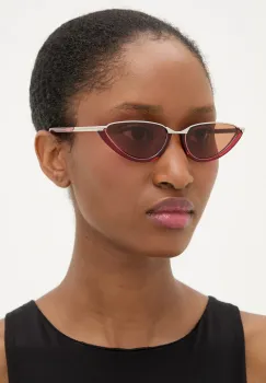 Bottega Veneta ochelari de soare culoarea rosu, BV1346S imagine