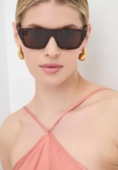 Bottega Veneta ochelari de soare femei, culoarea maro, BV1291S imagine