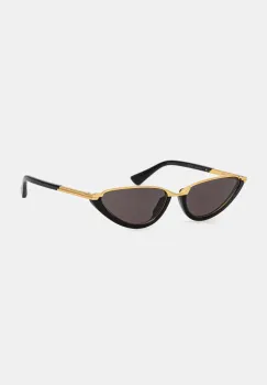Bottega Veneta ochelari de soare femei, culoarea negru, BV1346S imagine