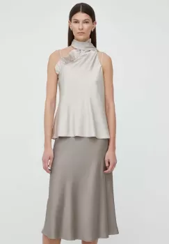 Bruuns Bazaar bluza AcaciaBBSusie top femei, culoarea bej, neted, BBW3902 imagine