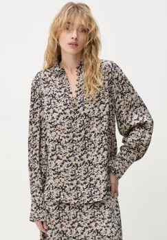 Bruuns Bazaar bluza femei, culoarea negru, modelator, BBW4309 imagine