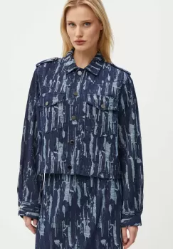 Bruuns Bazaar geaca IxoraBBGingea jacket femei, culoarea albastru marin, de tranzitie, BBW4119 imagine